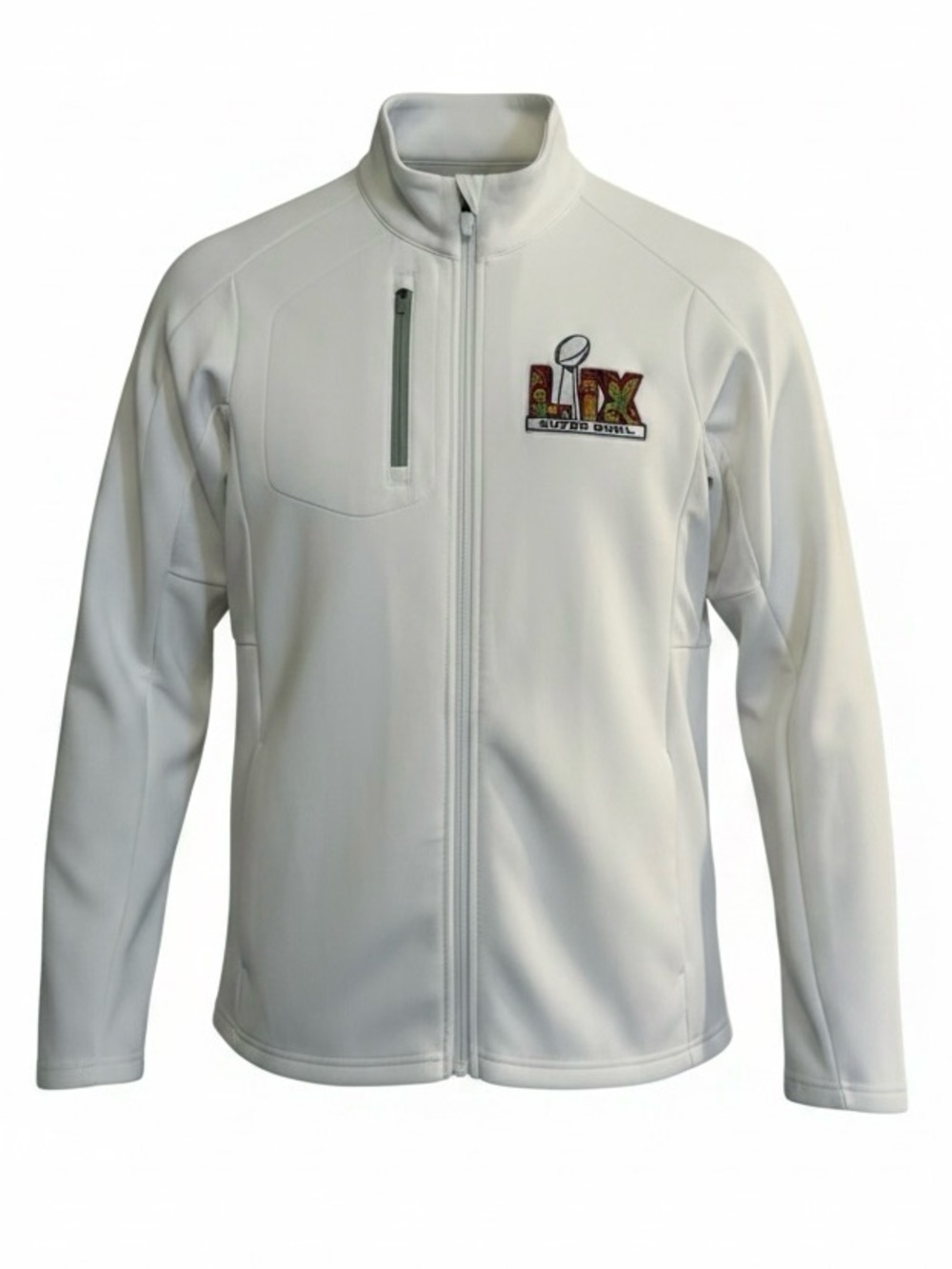Antigua Women's NFL Super Bowl LIX Continual Full Zip Jacket Size M White